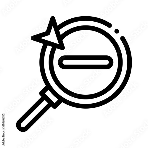 zoom out line icon