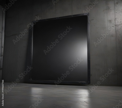 Mirror-like black aluminum, industrial aesthetic,  surface,  metal,  high gloss