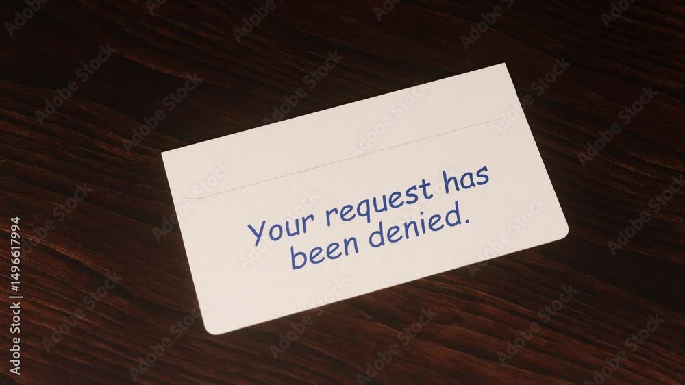 3D Animation of a Message Arriving Under the Door with Text: 3D Animation of a Message Arriving Under the Door with Text: