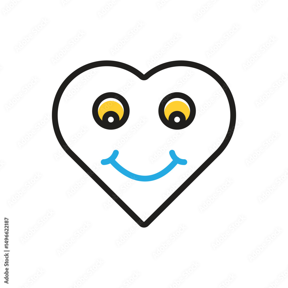 Obraz premium Multi color icon for wonderful