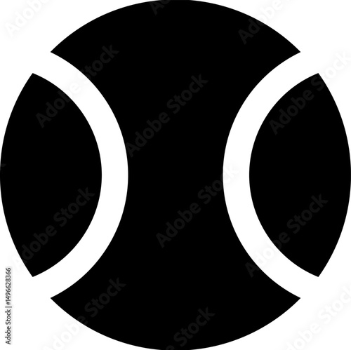 Rounded Filled Basketball Icon