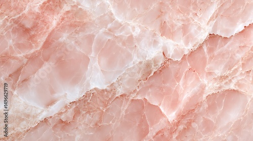A Detailed Close-Up Of Pink And White Marble Texture Displaying Intricate Veins And Patterns, Luxury Design, Geological Formation, abstract wallpaper background