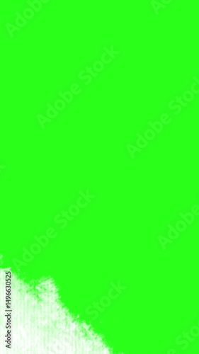 Abstract brush strokes animation transition loop with 4K alpha channel on green screen background