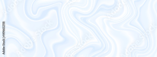 Light blue psychedelic lines texture. Abstract trippy marble effect background. Swirl wavy striped pattern for banner, poster, cover, floor print swatch. Vector pastel blue liquid fluid funky backdrop