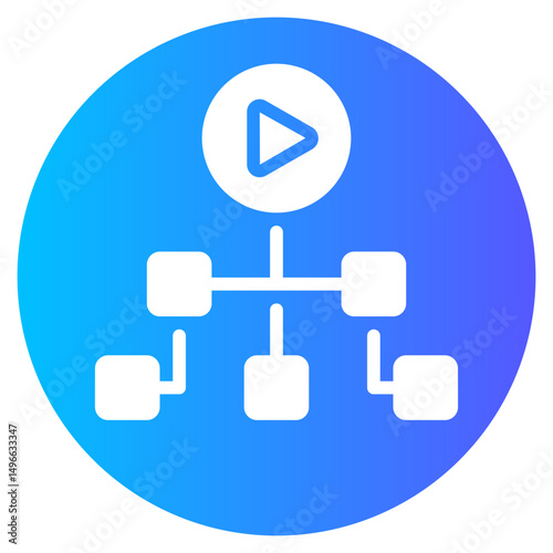 organization gradient icon