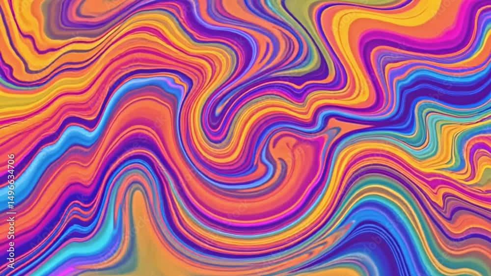 trippy psychedelic colorful rainbow liquid marble gradient waves animation. trendy hypnotic abstract organic ebru ripples and folds fluid art video trippy psychedelic colorful rainbow liquid marble gradient waves animation. trendy hypnotic abstract organic ebru ripples and folds fluid art video