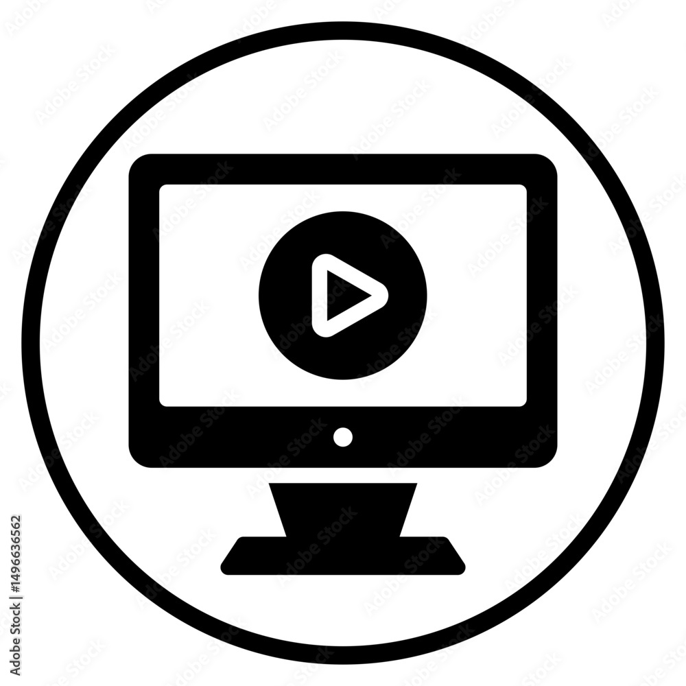 computer glyph icon computer glyph icon