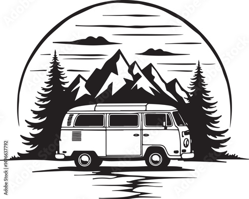 Camping Silhouette Vector – Tent, Campfire, and Nature Elements

Outdoor Camping SVG – Perfect for Adventure & Travel Themes

Rustic Camp Scene Clipart – Hiking and Wilderness Design

Minimalist Campi