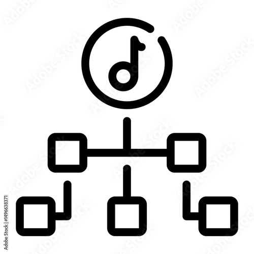 organization line icon