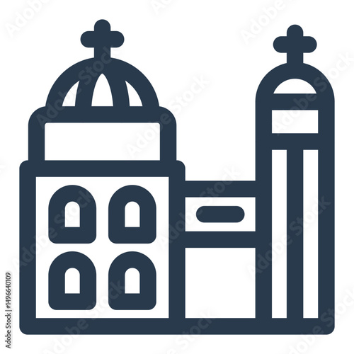 Jerónimos Monastery Icon with Twin Towers