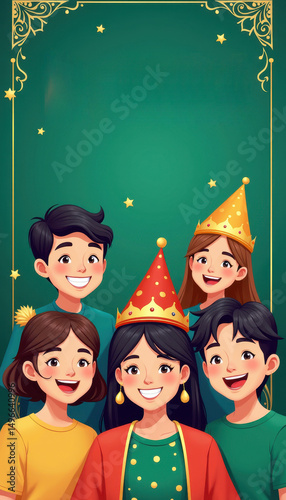 Eid Al Adha 2026 Poster Featuring Happy Faces and Festive Moments