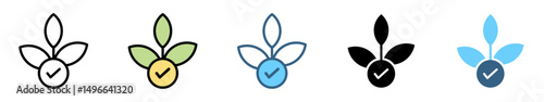 PERMACULTURE icon with multiple style