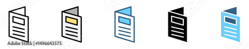 PRINT icon with multiple style