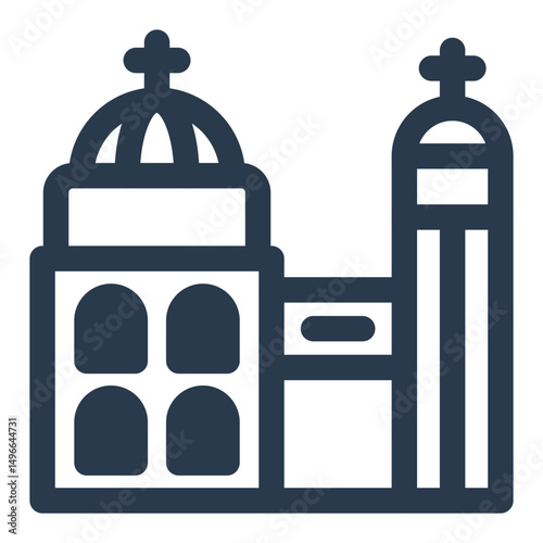 Jerónimos Monastery Icon with Twin Towers