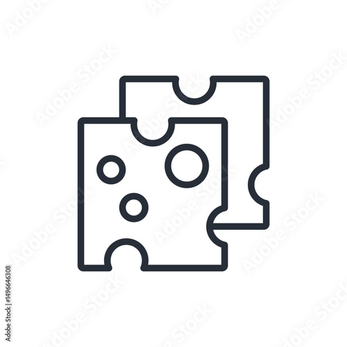 cheese icon collection .design style with background