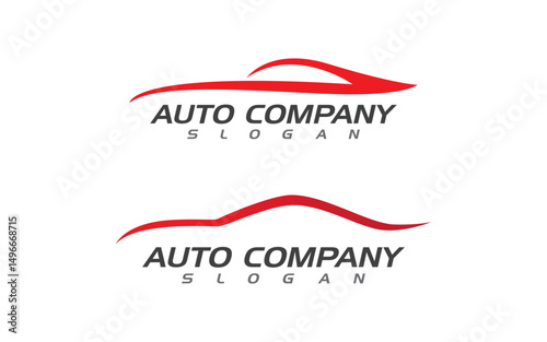 Auto car  icon design Logo vector illustration design template v.7