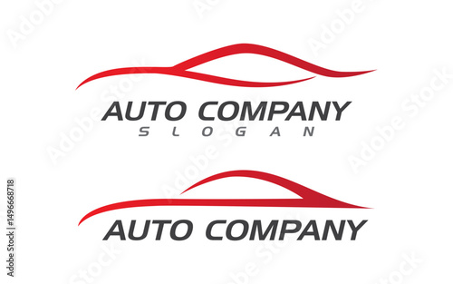 Auto car  icon design Logo vector illustration design template v.8