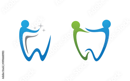 Dental Medical Care Logo icon vector design template v.72