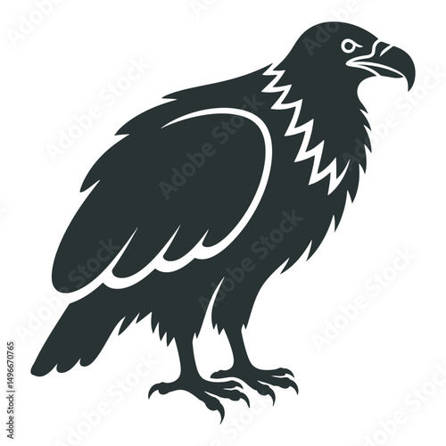 A striking image capturing the bold silhouette of an eagle