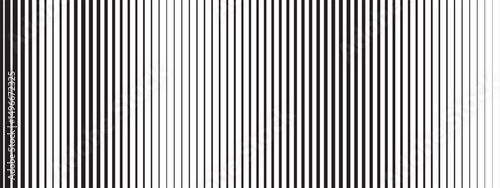 Vector stripe sequence combining line and pattern. The fade progression with black and white builds a simple gradient background.