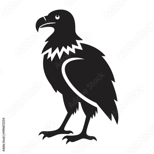 A striking image capturing the bold silhouette of an eagle