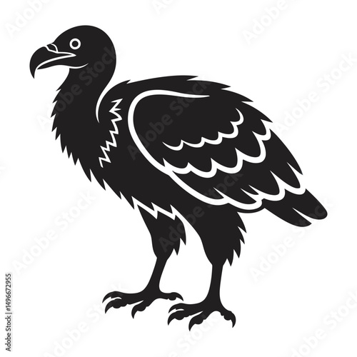 A striking image capturing the bold silhouette of an eagle