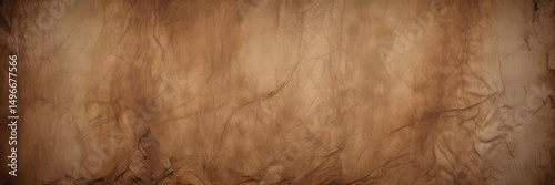 Deep brown, heavily textured paper showing significant age and discoloration , texture background, photo, dark