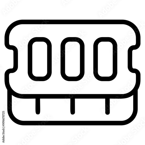 RAM Line Icon