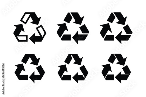 3d recycle vector icon subtle shadows and depth design thirty eight
