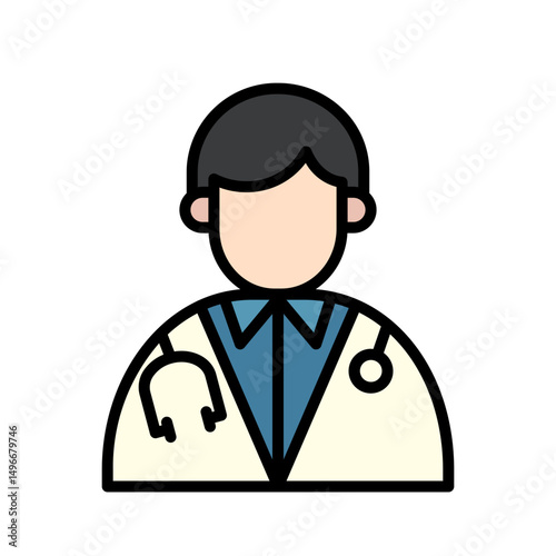 Doctor Hospital and medical care icon