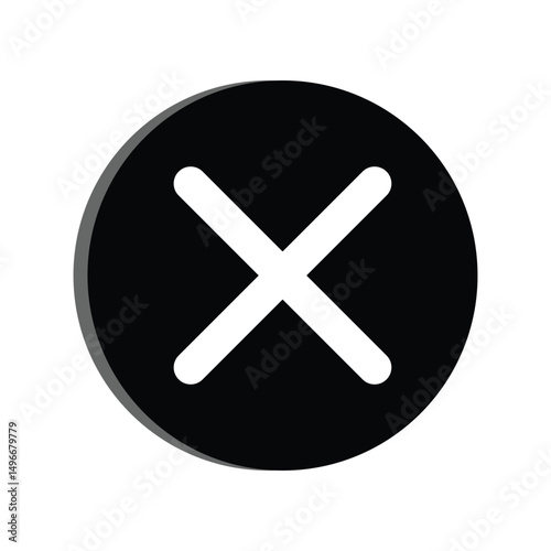 "Download black X Vector Icon – Universal Cancel & Close Symbol"