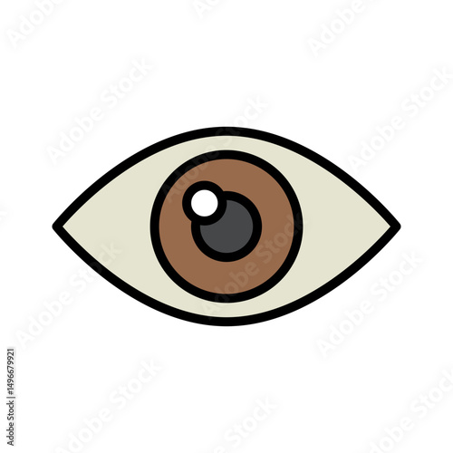 Eye, Hospital and medical care icon