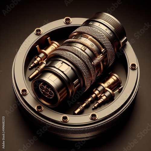 Bayonet Connector twist lock mechanism photo