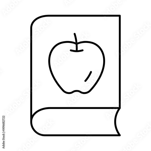 Books Line Icon Editable Stroke. Education, Study, Library, Reading, Science, Student, Graduation, Bookstore Icons Vector Illustration