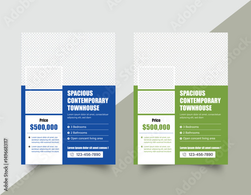 House Rent Print Flyer Template