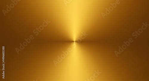 Abstract gold radial gradient background