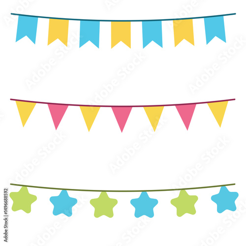 bunting decoration set