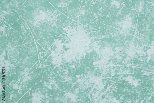 Abstract Teal Grunge Texture Background with Scratches and Distressed Effects