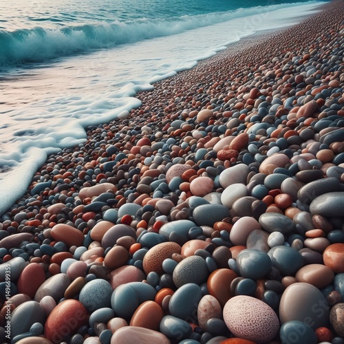 Pebble Beach sizes clattering gently