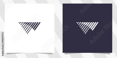 letter w logo design vector