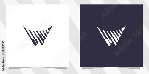 letter w logo design vector