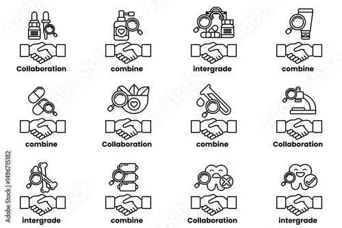 The image is a collection of handshakes with different meanings