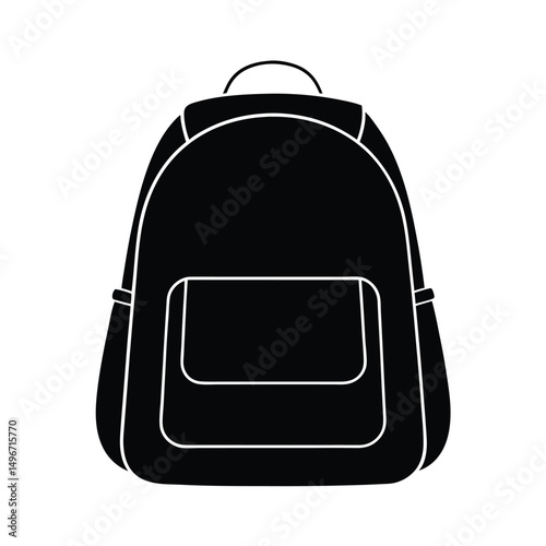 Silhouette of a Backpack