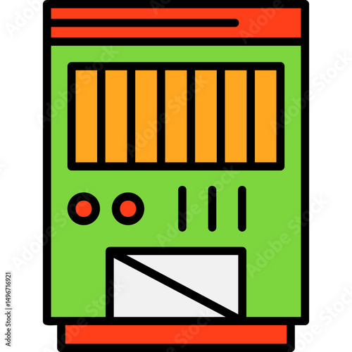 Dehumidifier Vector Filled Style Icon