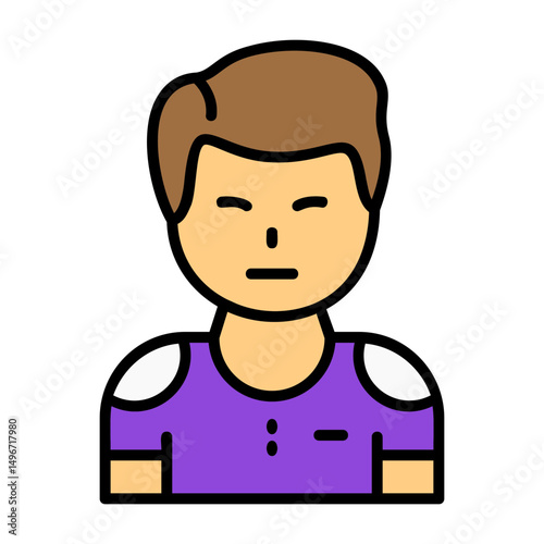 Zeal Filled Style Emotion Icon