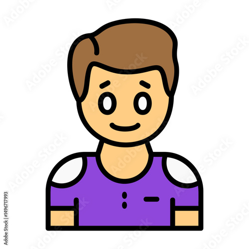 Cheerfulness Filled Style Emotion Icon