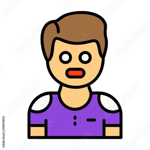 Triumph Filled Style Emotion Icon