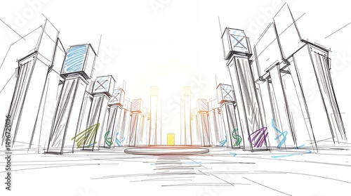 Animated Motion Graphics Background