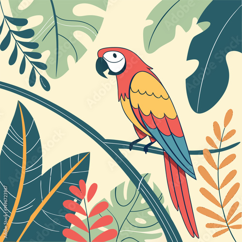 seamless background with birds