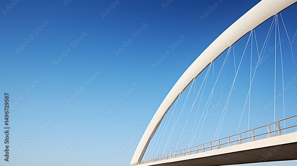 Fototapeta premium Modern Urban Bridge Architecture - Dallas